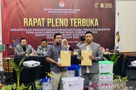 KIP Aceh Barat tetapkan Tarmizi-Said Fadheil pemenang Pilkada 2024, raih 55,25 persen suara