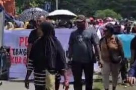 Desak PSU, Ratusan warga di Raja Ampat Papua Barat gelar unjuk rasa