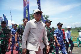 Menhan saksikan "Fire Power Demo" latihan Angkasa Yudha TNI AU 2024