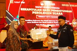 Rekapitulasi penghitungan perolehan suara tingkat Kota Madiun