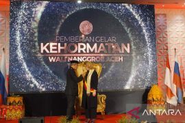 Wali Nanggroe Aceh beri gelar kehormatan Meukuta Alam untuk pemerintah Rusia