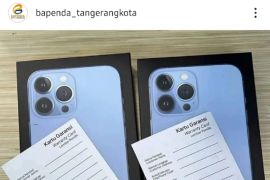 Bapenda Tangerang pastikan tidak buat "give away" ponsel murah