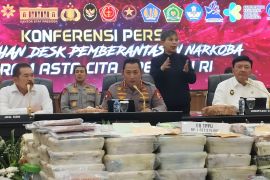 Polri ubah secara bertahap 290 kampung narkoba