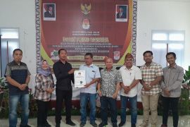 KPU Simalungun tuntaskan perhitungan suara, segini perolehan dua pasangan calon