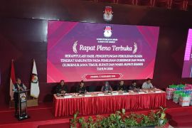 KPU Jember mulai lakukan rekapitulasi penghitungan suara pilkada