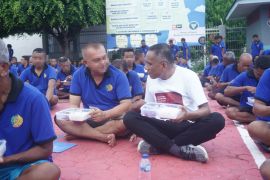 Pertama Kalinya, Kakanwil Kumham NTT sarapan pagi bersama WBP
