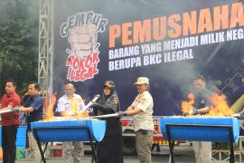 Bea Cukai Kudus Musnahkan 5,64 Juta Batang Rokok dari 44 Penindakan Rokok Ilegal