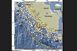 Gempa Magnitudo 5,5 guncang Bengkulu Selatan