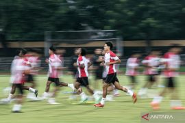 Timnas Indonesia berlatih jelang laga kandang lawan Laos 