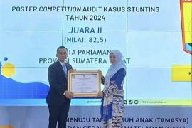 TPPS Pariaman juara II poster audit kasus stunting di BKKBN