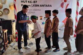 HUT ke-87 ANTARA, Biro NTB gelar tasyakuran bersama anak yatim-piatu