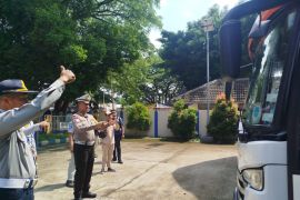 Jelang Nataru, Satlantas Ponorogo "ramp check" angkutan umum