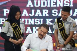 Jaksa Agung harap duta pelajar sadar hukum jadi teladan edukasi hukum