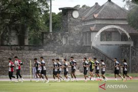 Latihan timnas Indonesia jelang lawan Filipina pada Asean Cup 2024