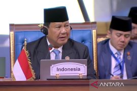 Prabowo tekankan D-8 tak boleh terpecah untuk bela Palestina-Lebanon