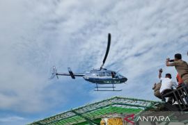 Papua Barat uji coba landasan helipad kantor gubernur