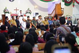 Suasana Natal di Pekanbaru