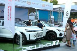 Mobil listrik China dominasi pameran otomotif di Myanmar