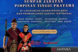 Dimposma Sihombing tetap terima amanah sebagai Dirsosbud dari Menteri Desa PDT