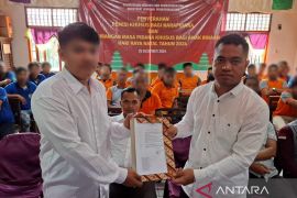 88 orang napi Rutan Tarutung terima remisi Natal