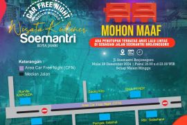 Kawasan Soemantri Brojonegoro akan jadi Car Free Night