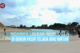 Indahnya liburan akhir tahun di gurun pasir telaga biru Bintan