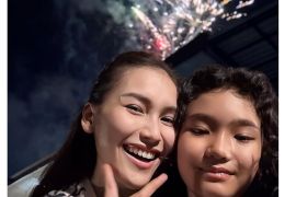 Ayu Ting Ting bagikan momen Tahun Baru 2025 bersama keluarga