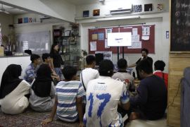 Lokakarya kreatif visual anak-anak tanpa kewarganegaraan di Malaysia