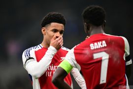 Arsenal gagal pangkas jarak dengan Liverpool usai diimbangi Brighton