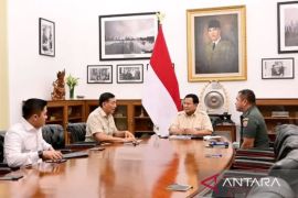 Prabowo terima KSAD Maruli bahas program tuntas TNI AD