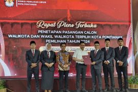 KPU Kota Pontianak tetapkan Edi Rusdi Kamtono-Bahasan pemenang pilkada