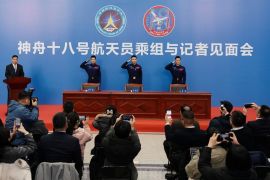 Astronaut Shenzhou-18 temui awak media setelah kembali ke Bumi