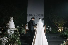 Pevita "Hayati" Pearce gelar resepsi mewah di Kuala Lumpur