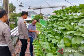 Polisi Sidoarjo apresiasi program ketahanan pangan Kampung Edukasi Sampah