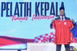 Pelatih Kepala Timnas Indonesia Patrick Kluivert diperkenalkan ke publik