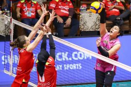 Jakarta Popsivo Polwan menang atas Jakarta Pertamina Enduro