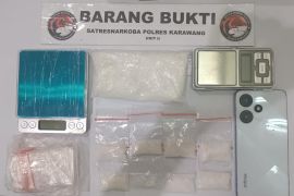 Polres Karawang tangkap pengedar sabu di wilayah perkotaan