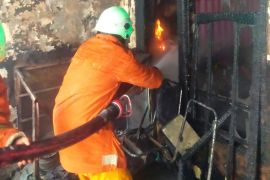 Satu korban alami luka bakar akibat kebakaran di Gunung Anyar Surabaya