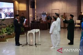Direktur Keuangan KPK Isnaeni dilantik sebagai Penjabat Bupati Bangka
