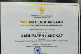 Pemkab Langkat raih penghargaan kabupaten peduli HAM
