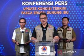 Empat alat peringatan dini banjir lahar Gunung Ibu berfungsi optimal