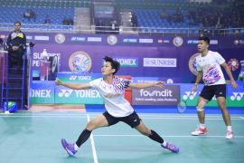 Dejan/Fadia terhenti di babak 16 besar India Open 2025
