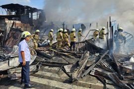 Kebakaran di Kemayoran Gempol Jakpus hanguskan 30 unit rumah