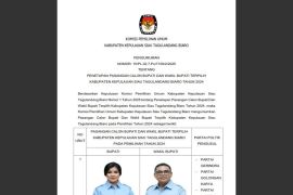 KPU Sitaro resmi tetapkan Bupati-Wabup Terpilih