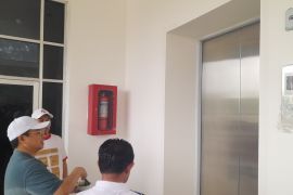 Elevator Siring Menara Pandang Kota Banjarmasin Siap Beroperasi