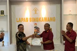 Klinik Lapas Kelas IIB Singkawang raih akreditasi paripurna