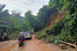 Jalan Lintas Sumatera di Pesisir Selatan bisa dilalui pascalongsor