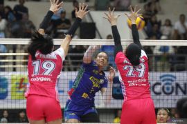 Proliga 2025, Electric PLN menang tiga set atas Livin Mandiri
