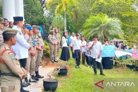 Ratusan honorer aksi damai di Madina tuntut pengangkatan PPPK penuh waktu