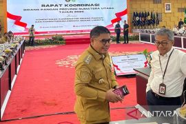 Capaian produksi tanaman pangan Taput dipaparkan ke Menteri Zulhas
